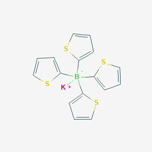 molecular formula C16H12BKS4 B061747 钾四(2-噻吩基)硼酸盐 CAS No. 184362-33-2