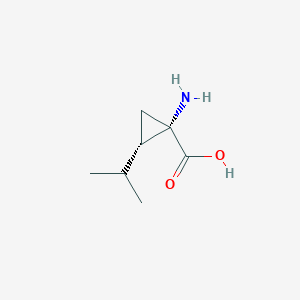 B061754 (1S,2S)-1-amino-2-propan-2-ylcyclopropane-1-carboxylic acid CAS No. 162871-02-5