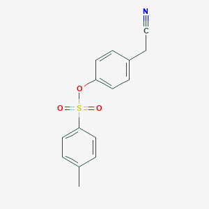 B061758 4-(Cyanomethyl)phenyl 4-methylbenzene-1-sulfonate CAS No. 175135-39-4