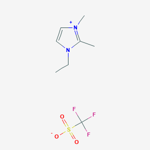 molecular formula C8H13F3N2O3S B061767 1-Ethyl-2,3-dimethylimidazolium trifluoromethanesulfonate CAS No. 174899-72-0