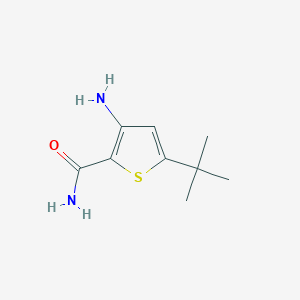 B061782 3-Amino-5-(Tert-Butyl)Thiophene-2-Carboxamide CAS No. 175137-04-9