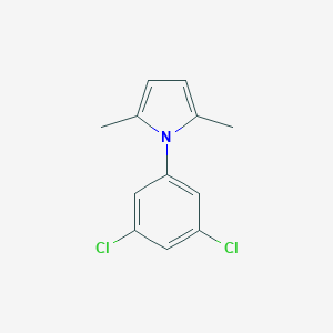 molecular formula C12H11Cl2N B061786 1-(3,5-二氯苯基)-2,5-二甲基-1H-吡咯 CAS No. 175205-50-2