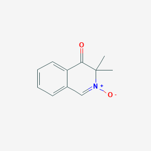 B061787 4(3H)-Isoquinolinone, 3,3-dimethyl-, 2-oxide CAS No. 184375-98-2