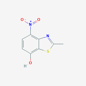 B061791 2-Methyl-4-nitro-1,3-benzothiazol-7-ol CAS No. 163299-54-5