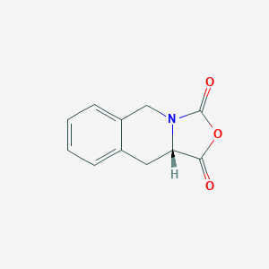 molecular formula C11H9NO3 B061802 (10aS)-10,10a-二氢[1,3]噁唑并[3,4-b]异喹啉-1,3(5H)-二酮 CAS No. 186606-17-7