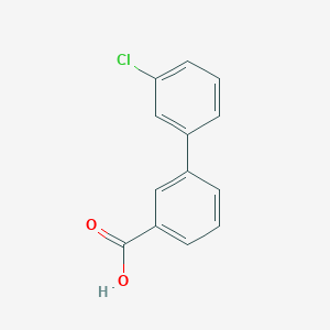 molecular formula C13H9ClO2 B061830 3'-氯联苯-3-甲酸 CAS No. 168619-06-5