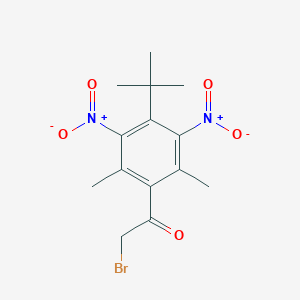 B061848 2-Bromo-1-(4-tert-butyl-2,6-dimethyl-3,5-dinitrophenyl)ethanone CAS No. 175136-56-8