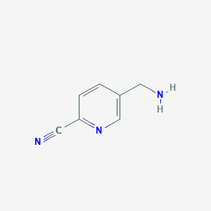 molecular formula C7H7N3 B061862 5-(氨甲基)吡啶甲腈 CAS No. 181130-14-3