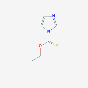 molecular formula C7H10N2OS B061887 O-Propyl 1H-imidazole-1-carbothioate CAS No. 175538-78-0
