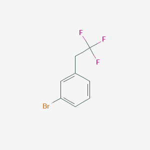 molecular formula C8H6BrF3 B061911 1-Bromo-3-(2,2,2-trifluoroethyl)benzene CAS No. 163975-05-1