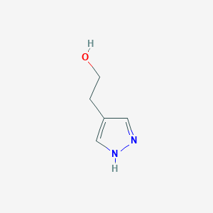 molecular formula C5H8N2O B061940 2-(1H-吡唑-4-基)乙醇 CAS No. 180207-57-2