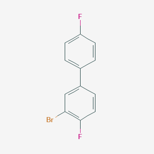 molecular formula C12H7BrF2 B6194392 3-bromo-4,4'-difluoro-1,1'-biphenyl CAS No. 1897839-30-3