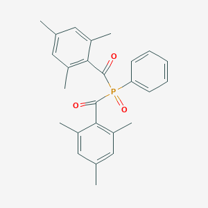 molecular formula C26H27O3P B061975 苯基双(2,4,6-三甲基苯甲酰)膦氧化物 CAS No. 162881-26-7