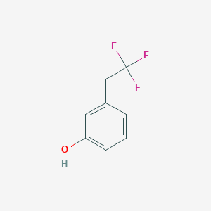 molecular formula C8H7F3O B062000 3-(2,2,2-三氟乙基)苯酚 CAS No. 161611-53-6