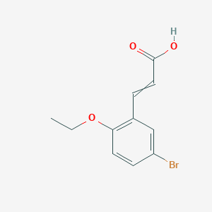 3-(5-Bromo-2-ethoxyphenyl)prop-2-enoic acid