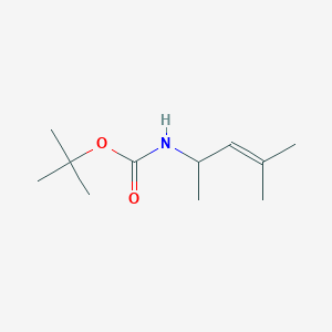B062030 Tert-butyl N-(4-methylpent-3-en-2-yl)carbamate CAS No. 164730-96-5