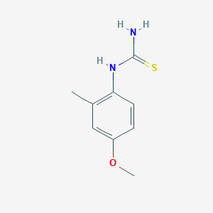 molecular formula C9H12N2OS B6203552 (4-methoxy-2-methylphenyl)thiourea CAS No. 88884-40-6