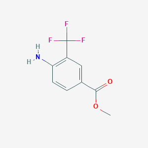molecular formula C9H8F3NO2 B062053 4-氨基-3-(三氟甲基)苯甲酸甲酯 CAS No. 167760-75-0