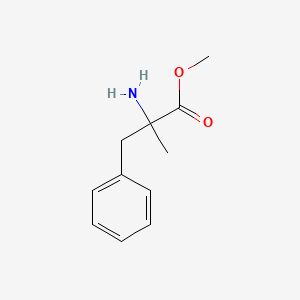molecular formula C11H15NO2 B6205615 methyl 2-amino-2-methyl-3-phenylpropanoate CAS No. 64282-11-7