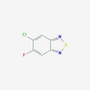 molecular formula C6H2ClFN2S B062057 5-氯-6-氟-2,1,3-苯并噻二唑 CAS No. 175204-22-5