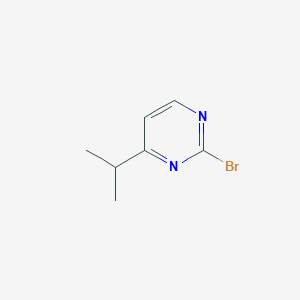 molecular formula C7H9BrN2 B6206714 2-bromo-4-(propan-2-yl)pyrimidine CAS No. 1215071-93-4