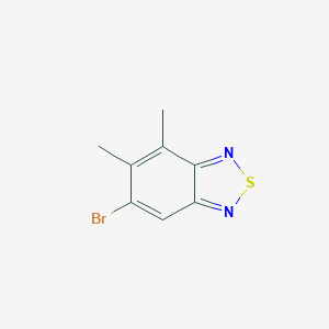 molecular formula C8H7BrN2S B062069 6-溴-4,5-二甲基-2,1,3-苯并噻二唑 CAS No. 175204-24-7