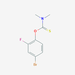 molecular formula C9H9BrFNOS B062075 O-(4-溴-2-氟苯基)二甲基氨基甲硫酸酯 CAS No. 190648-99-8