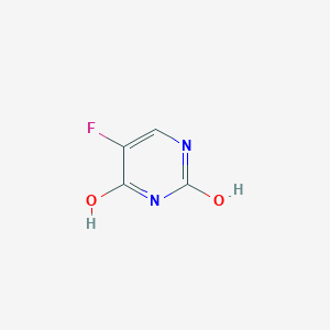 molecular formula C4H3FN2O2 B062076 Fluorouracil CAS No. 191115-88-5