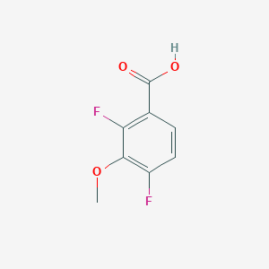 molecular formula C8H6F2O3 B062078 2,4-Difluoro-3-methoxybenzoic acid CAS No. 178974-97-5