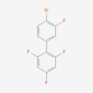molecular formula C12H5BrF4 B6208815 4'-bromo-2,3',4,6-tetrafluoro-1,1'-biphenyl CAS No. 1469898-26-7