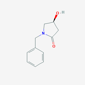 molecular formula C11H13NO2 B062093 (S)-1-苄基-4-羟基吡咯烷-2-酮 CAS No. 191403-66-4