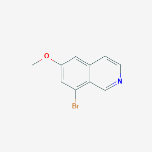 molecular formula C10H8BrNO B6210313 8-bromo-6-methoxyisoquinoline CAS No. 1220694-86-9