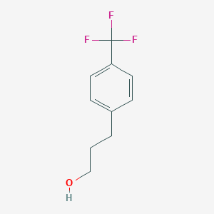 molecular formula C10H11F3O B062127 3-(4-(三氟甲基)苯基)丙-1-醇 CAS No. 180635-74-9