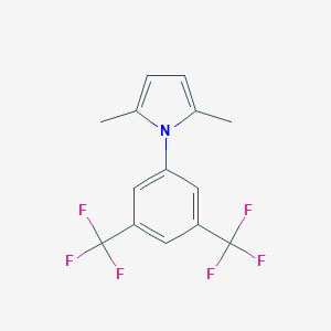 molecular formula C14H11F6N B062129 1-[3,5-双（三氟甲基）苯基]-2,5-二甲基吡咯 CAS No. 175205-51-3