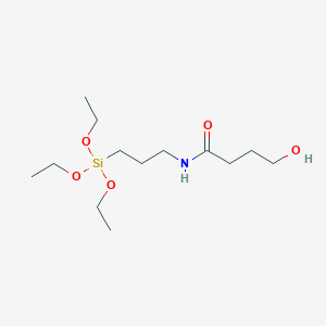 molecular formula C13H29NO5Si B062178 N-(3-Triethoxysilylpropyl)-4-hydroxybutyramide CAS No. 186543-03-3