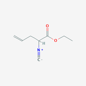 molecular formula C8H11NO2 B062182 2-Isocyano-4-pentenoic acid ethyl ester CAS No. 166655-28-3