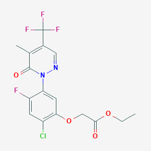 molecular formula C16H13ClF4N2O4 B062188 Flufenpyr-ethyl CAS No. 188489-07-8