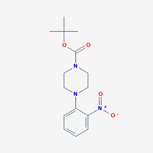 molecular formula C15H21N3O4 B062226 1-Boc-4-(2-nitrophenyl)piperazine CAS No. 170017-73-9