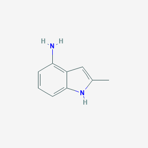 molecular formula C9H10N2 B062234 2-methyl-1H-indol-4-amine CAS No. 182234-10-2