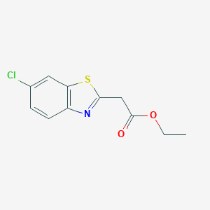 Ethyl 2-(6-chloro-1,3-benzothiazol-2-yl)acetate