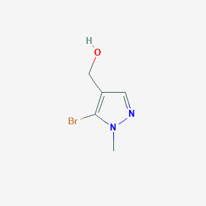 molecular formula C5H7BrN2O B6228656 (5-bromo-1-methyl-1H-pyrazol-4-yl)methanol CAS No. 1415638-13-9