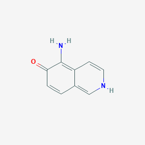 molecular formula C9H8N2O B062301 5-Amino-6-isoquinolinol CAS No. 163672-82-0
