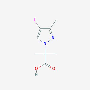 2-(4-iodo-3-methyl-1H-pyrazol-1-yl)-2-methylpropanoic acid