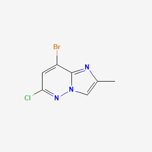 8-bromo-6-chloro-2-methylimidazo[1,2-b]pyridazine