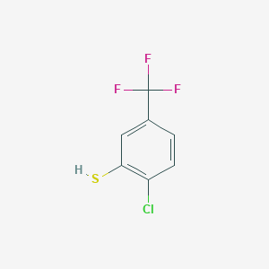 molecular formula C7H4ClF3S B6232481 2-氯-5-(三氟甲基)苯-1-硫醇 CAS No. 18906-40-6