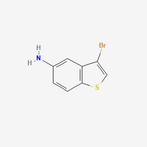 molecular formula C8H6BrNS B6234144 3-bromo-1-benzothiophen-5-amine CAS No. 98434-36-7
