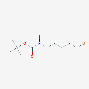 molecular formula C11H22BrNO2 B6236640 tert-butyl N-(5-bromopentyl)-N-methylcarbamate CAS No. 1694011-13-6