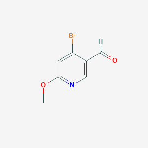 molecular formula C7H6BrNO2 B6236752 4-bromo-6-methoxypyridine-3-carbaldehyde CAS No. 1060806-57-6