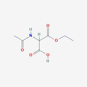 molecular formula C7H11NO5 B062384 2-乙酰氨基-3-乙氧基-3-氧代丙酸 CAS No. 187868-53-7