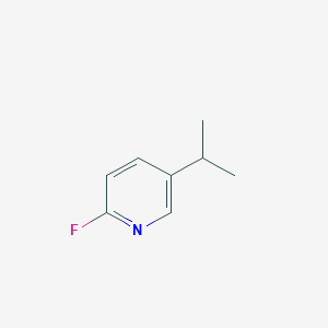 2-fluoro-5-(propan-2-yl)pyridine